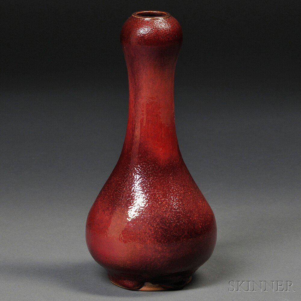 Appraisal: Chelsea Keramic Art Works Oxblood Sang de Boeuf Vase Chelsea