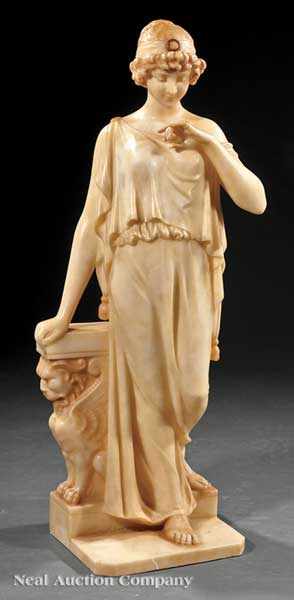 Appraisal: Umberto Stiaccini Italian late th early th c Classical Maiden