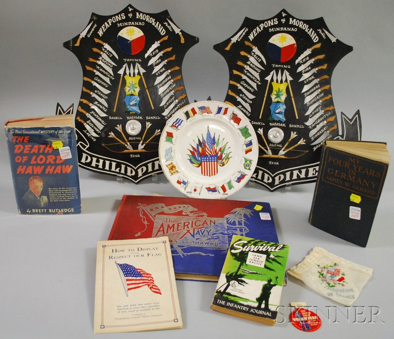 Appraisal: Group of WW I II and Militaria-related Ephemera Collectibles and