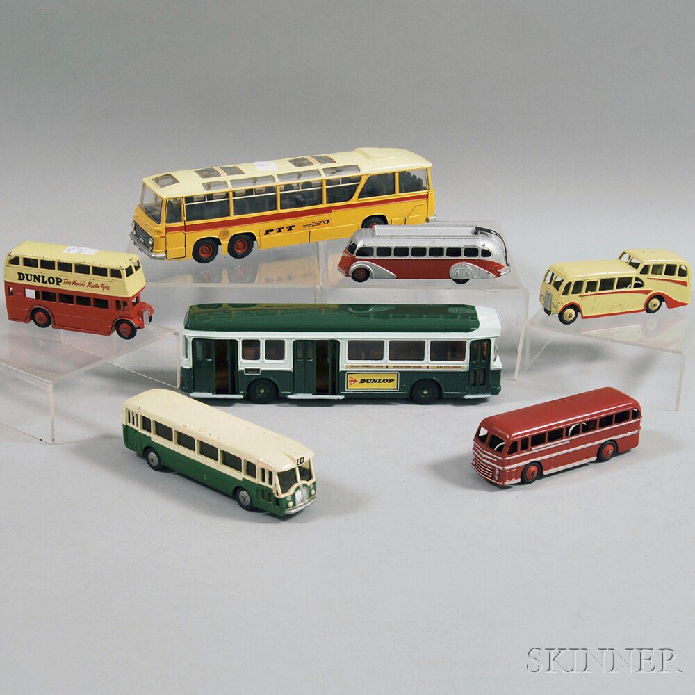 Appraisal: Seven Meccano Dinky Toys Die-cast Metal Vehicles England and France