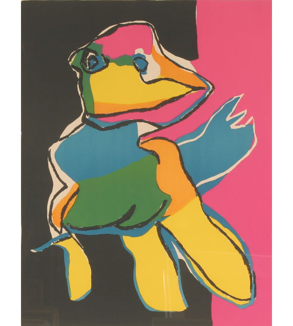 Appraisal: Karel Appel Dutch - Boy Flying Kite Color lithograph Pencil