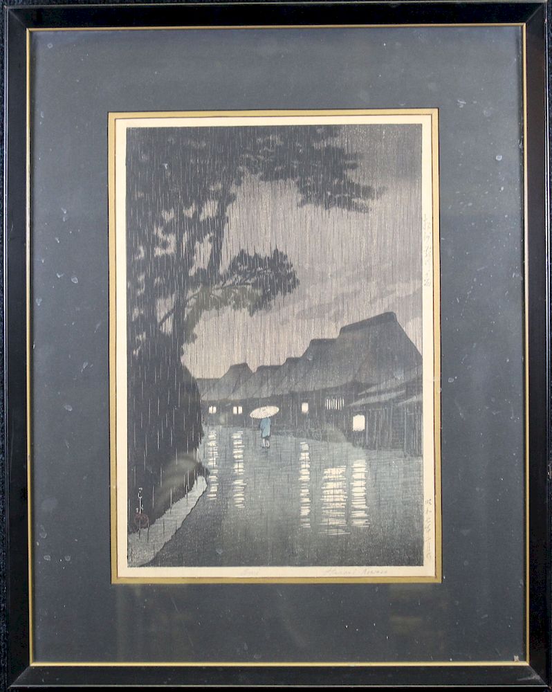 Appraisal: Hasui Kawase - Woodblock Hasui Kawase - Rare Woodblock Print