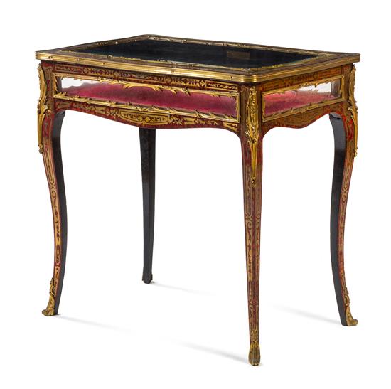 Appraisal: Sale Lot A Napoleon III Style Gilt Bronze Mounted Boulle