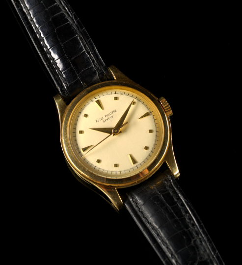 Appraisal: Gentleman's Patek Philippe Geneve -Karat Yellow Gold Wristwatch the circular