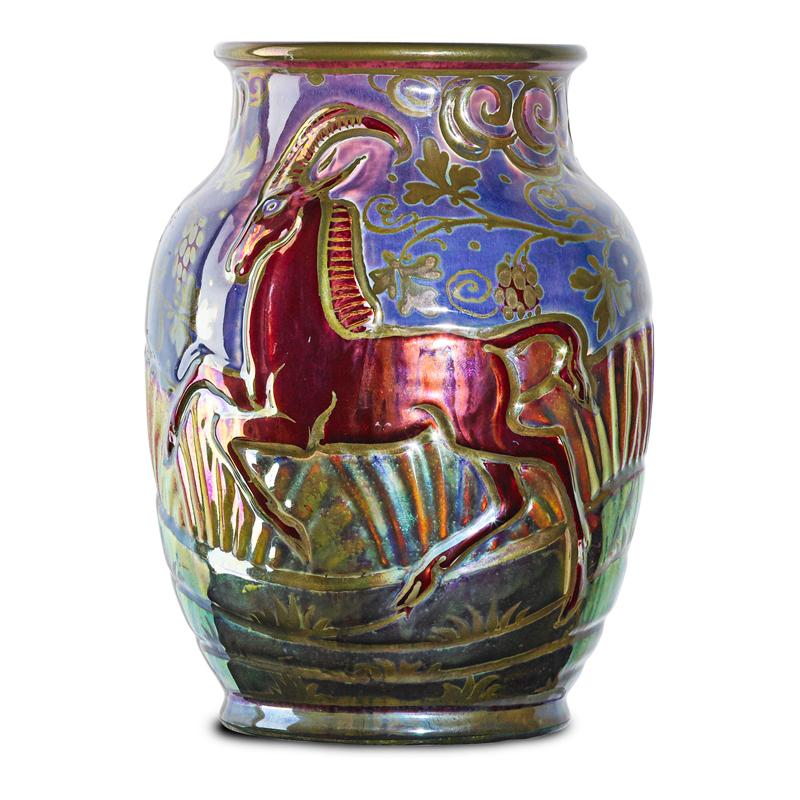 Appraisal: RICHARD JOYCE PILKINGTON Royal Lancastrian vase Condition Report Excellent condition