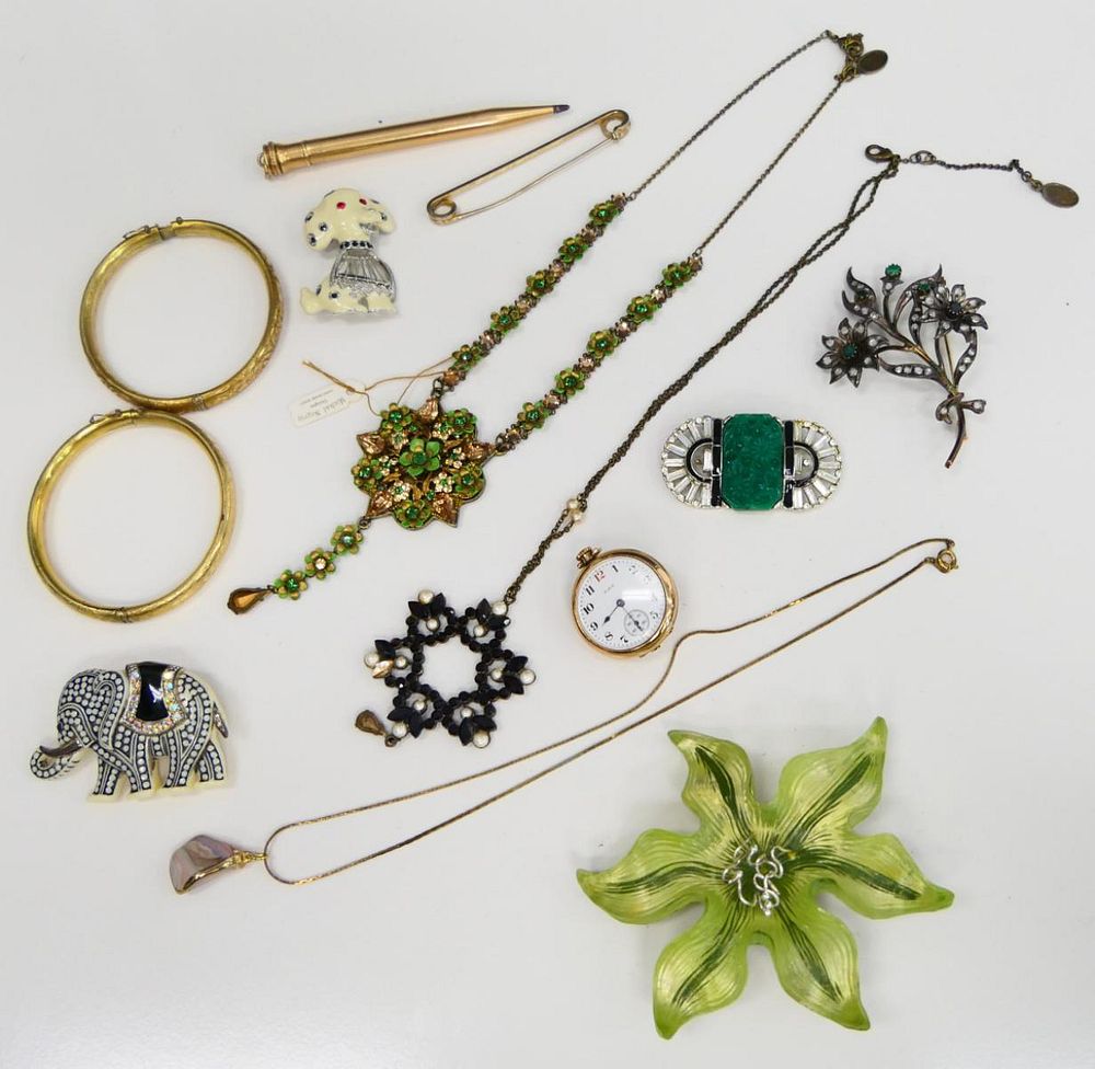 Appraisal: LARGE LOT OF GREAT VINTAGE COSTUME JEWELRY To include Michael