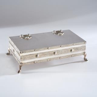 Appraisal: Mappin Webb sterling box Mappin Webb sterling box c England