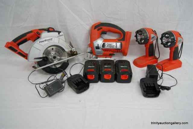 Appraisal: Black Decker Fire Storm Cordless Saws LightsFrom an estate is