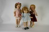 Appraisal: DOLLS - Lot of three 's unmarked composition children including