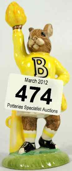 Appraisal: Royal Doulton Bunnykins Figures Cheerleader DB Yellow Shirt Limited Edition