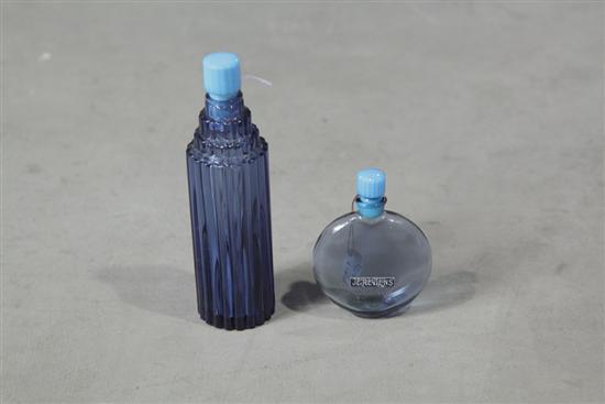 Appraisal: TWO R LALIQUE WORTH PERFUME BOTTLES Including one R Lalique