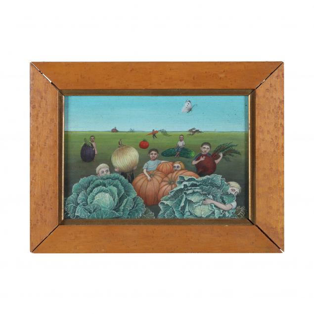 Appraisal: JEAN JONES JACKSON NY NC - BUMPER CROP Oil on