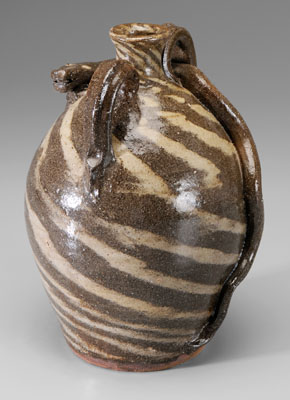 Appraisal: B B Craig swirl snake jug Burlon Craig Lincoln County