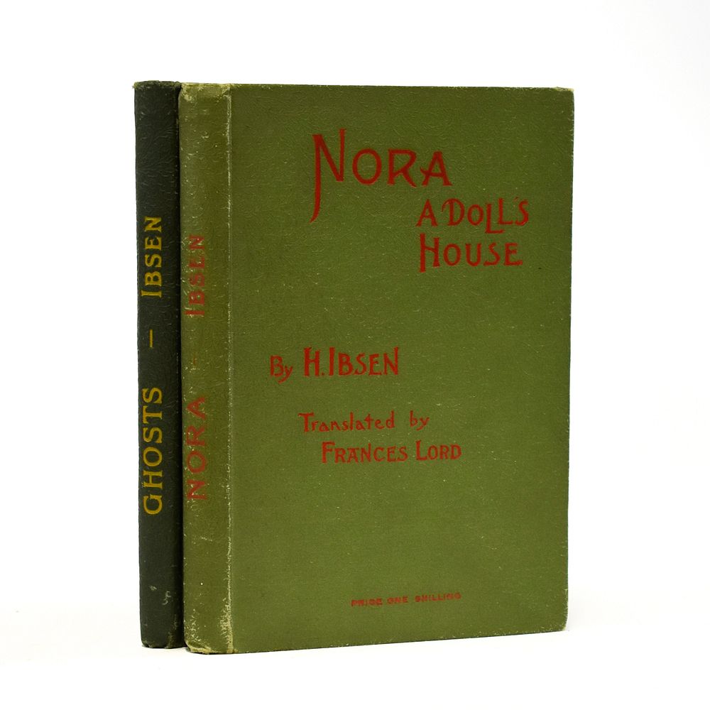 Appraisal: Henrik Ibsen Nora A Doll's House Ghosts Inscribed Two Ibsen