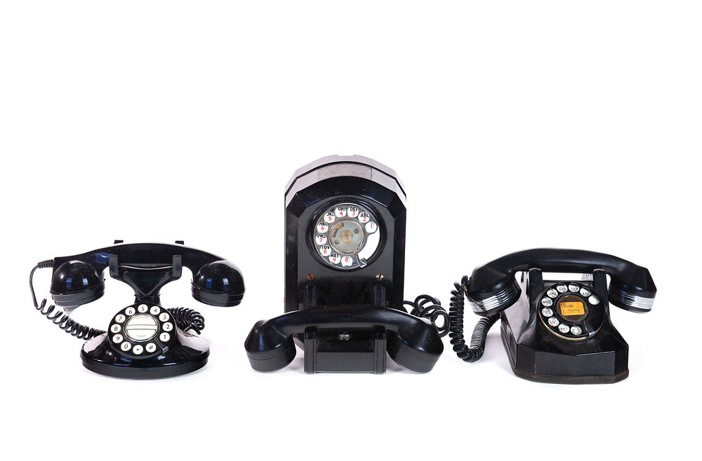 Appraisal: Antique Bakelite Telephones Antique Bakelite Telephones Condition Please Email for