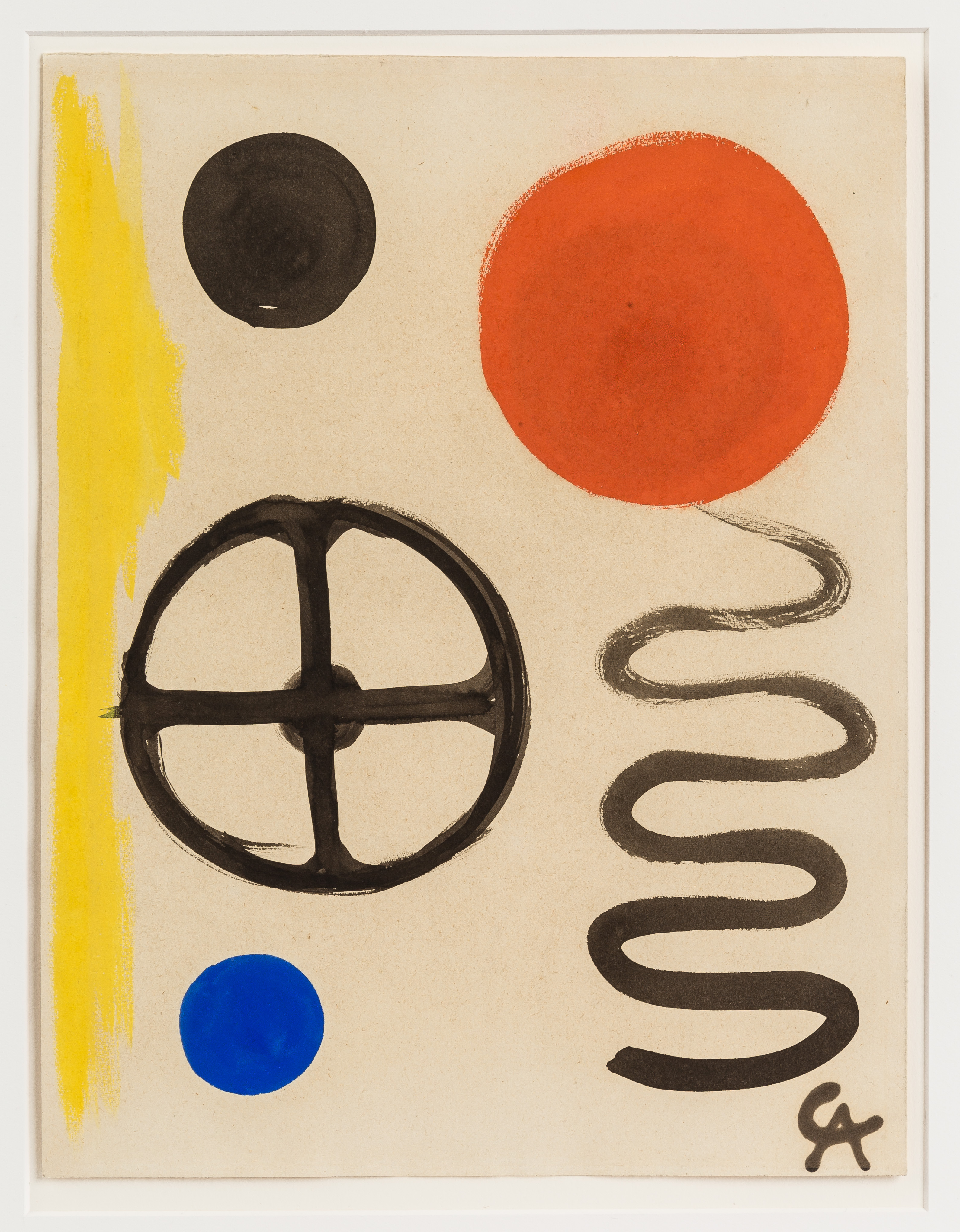 Appraisal: Alexander Calder American - Big Wheel c Signed lower right