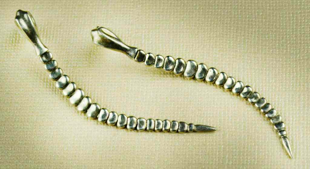 Appraisal: Pair Tiffany Co Elsa Peretti Sterling EarringsA pair of snake