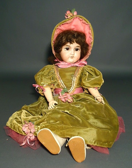 Appraisal: German bisque head doll marked Gbr K Germany h