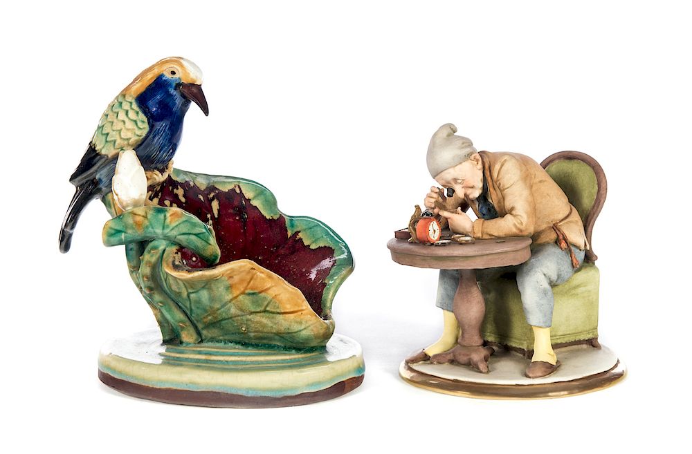 Appraisal: Pieces of Figural Porcelain Good condition with normal wear Please