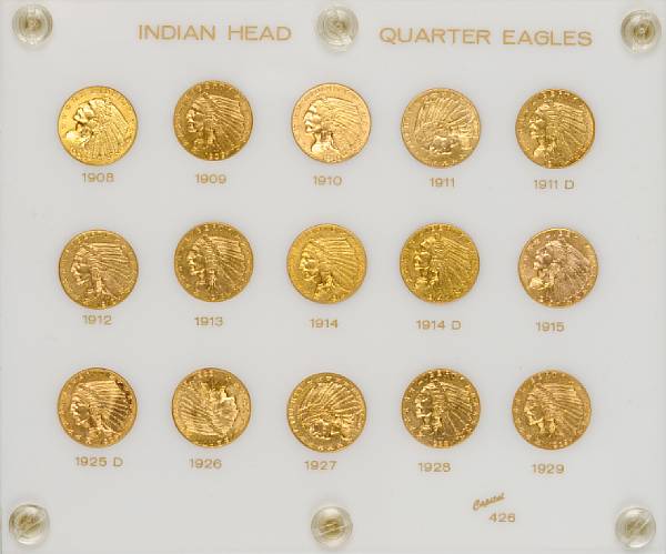 Appraisal: Indian Head - set of A truly splendidly matched set