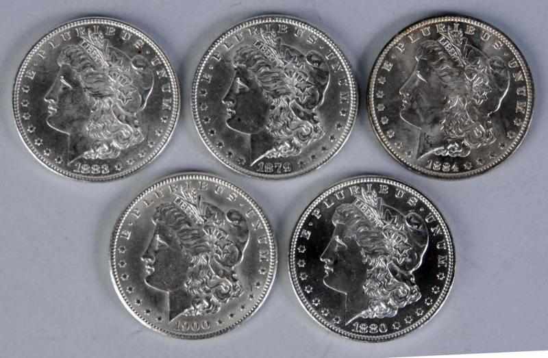 Appraisal: Lot of Morgan Dollars GEM BU Description Includes -S -O