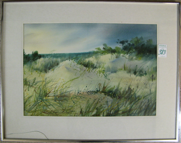 Appraisal: ROBERT F CALROW WATERCOLOR ON PAPER Lansing Michigan born Coastal