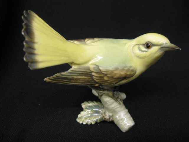 Appraisal: Hutschenreuther Porcelain Figurine of a Bird yellow '' excellent