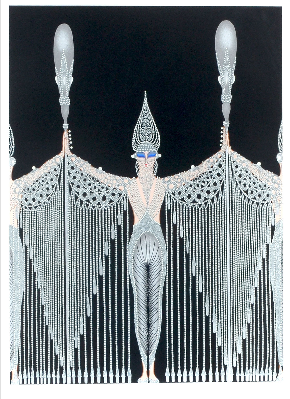 Appraisal: ERTE Russian - ''Pearls'' Artist Proof Serigraph '' x ''