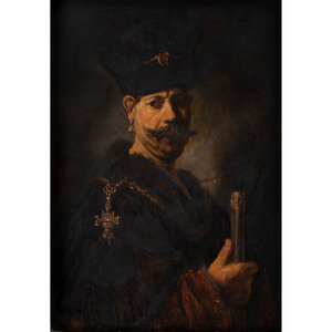 Appraisal: Dutch School th Century Portrait of a Nobleman oil on