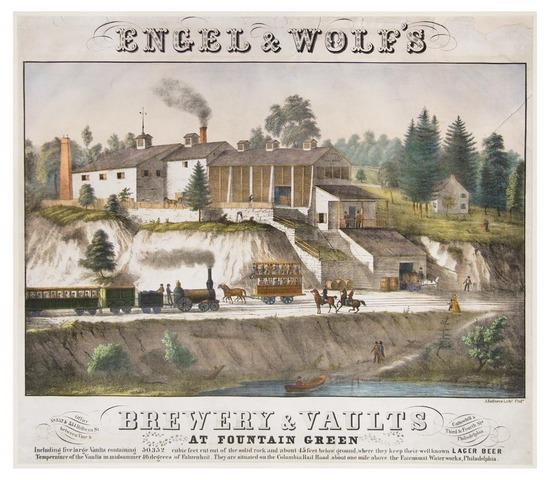 Appraisal: KOLLNER Augustus Engel Wolf's Brewery Vaults at Fountain Green including