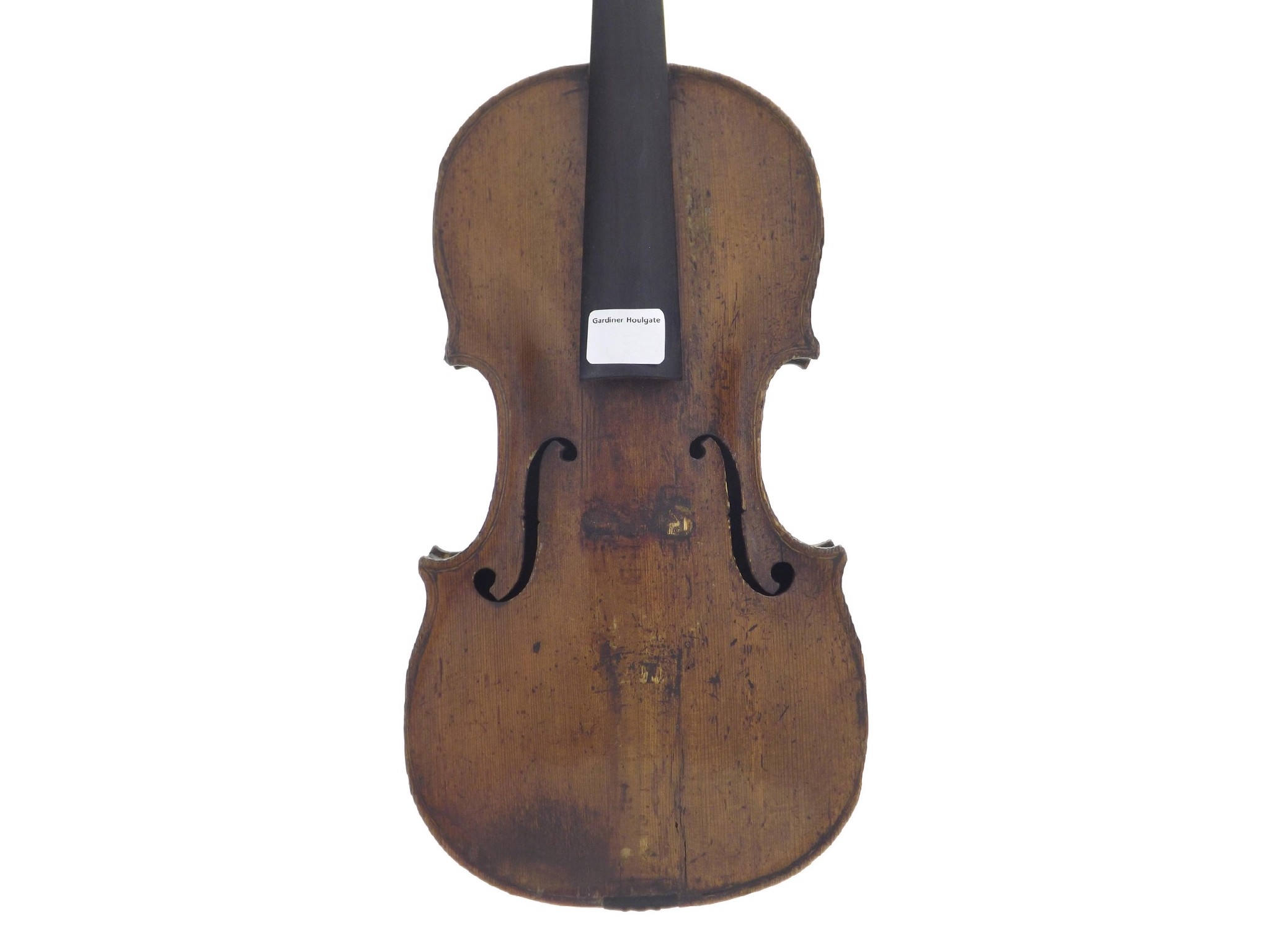 Appraisal: Interesting early th century violin indistinctly labelled cm at fault