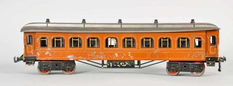 Appraisal: Bing -Gauge Passenger Train Car German Scarce car with interior