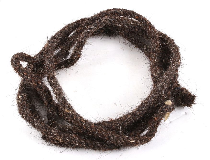 Appraisal: Hand Braided Cowboy Horse Hair Rope Available in this lot