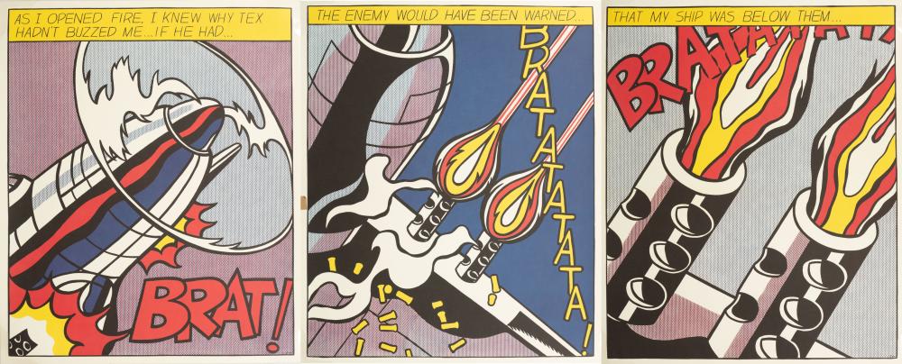 Appraisal: After Roy Lichtenstein American New York - As I Opened