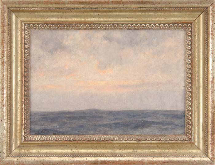 Appraisal: WILLIAM EDWARD NORTON American - SEASCAPE Oil on canvas seascape