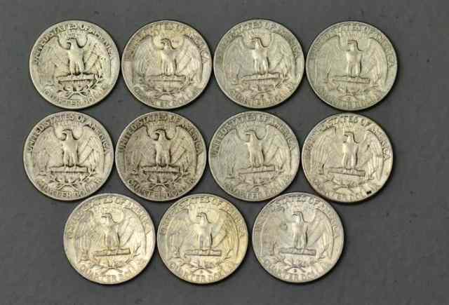 Appraisal: Silver Quarters Ranging From - Ranging from - condition varies