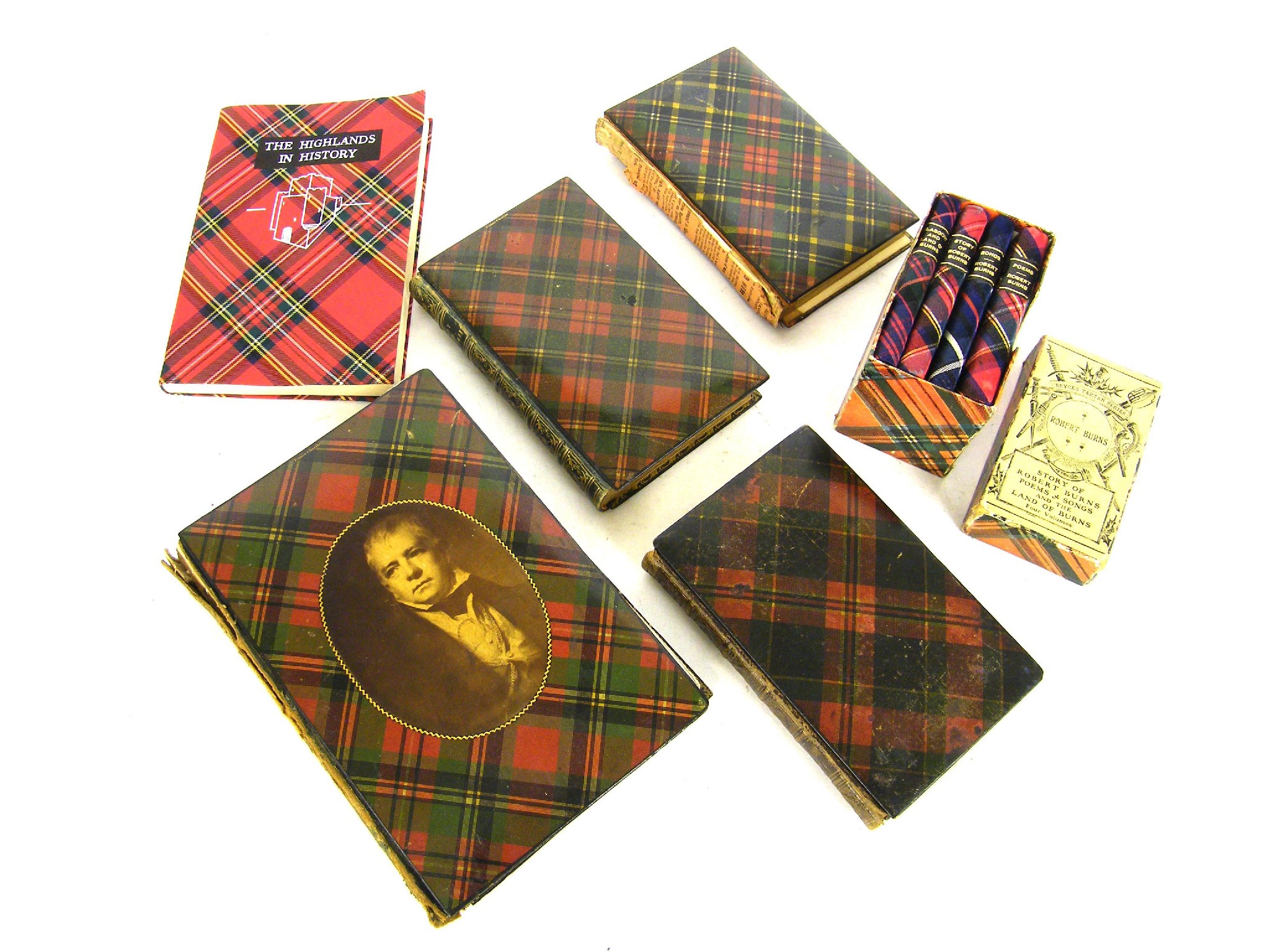 Appraisal: Tartan ware books - Sir Walter Scott The Lady of