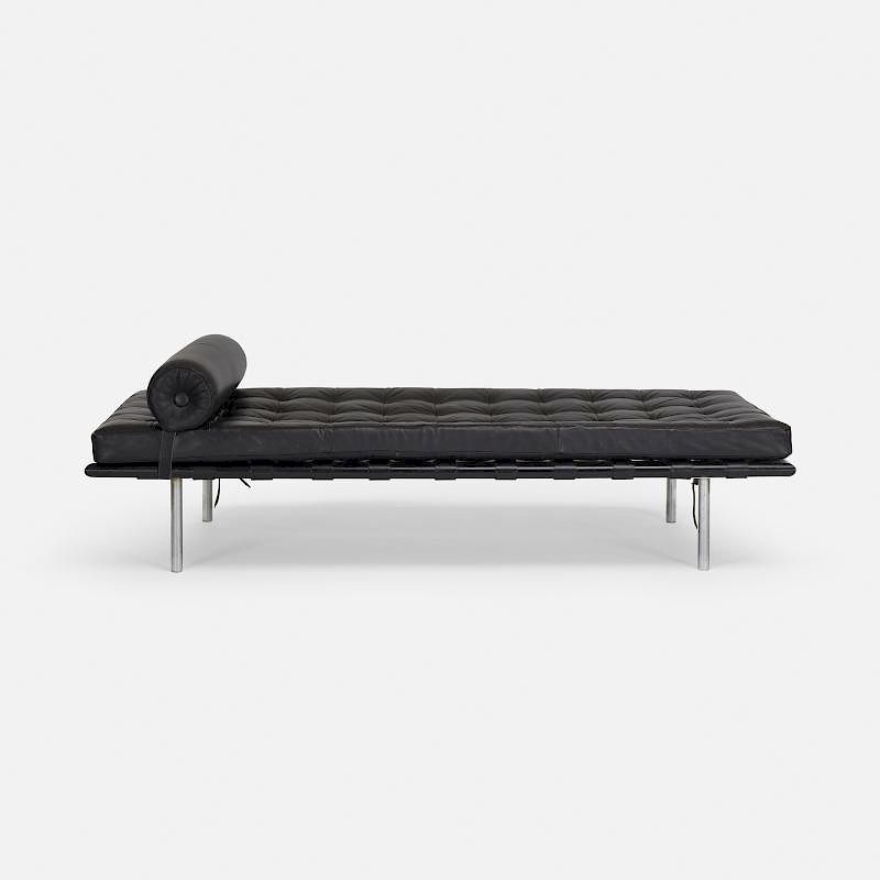 Appraisal: Ludwig Mies van der Rohe Barcelona daybed Ludwig Mies van