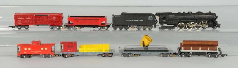 Appraisal: American Flyer S-Gauge Freight Train Set Description Post-war Includes original