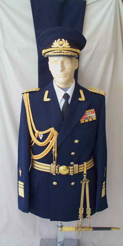 Appraisal: EAST GERMAN VIZEADMIRAL UNIFORM Uniform Volksmarine with trousers hat aiguillette