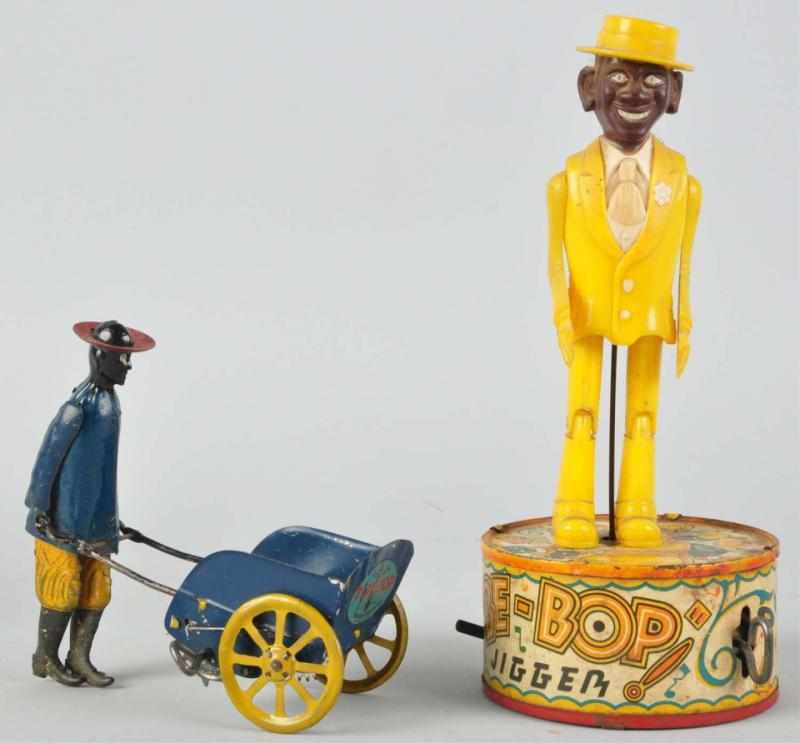 Appraisal: Lot of African American Wind-Up Toys Includes one Strauss Tip