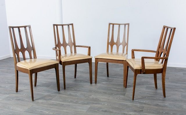 Appraisal: Broyhill Brasilia Mid Century Modern Dining Chairs Group of four