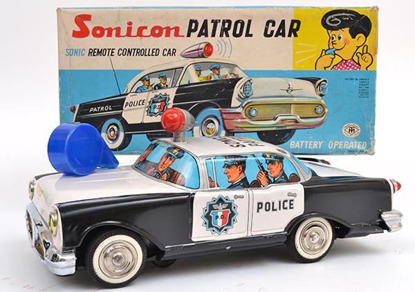 Appraisal: MODERN TOYS JAPAN BATTERY OPERATED SONICON PATROL CAR WITH WHISTLE