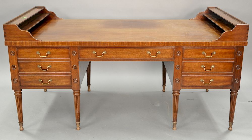 Appraisal: Kittinger George Washington mahogany desk with false drawer on back