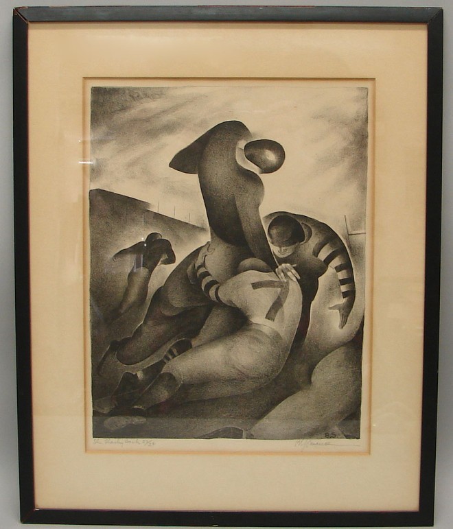 Appraisal: Benton Spruance The Flash Back lithograph x x image size