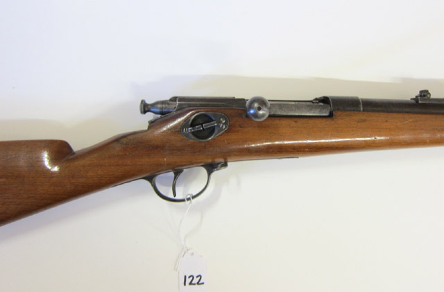 Appraisal: FIRST MODEL WINCHESTER-HOTCHKISS BOLT ACTION RIFLE - caliber cut down