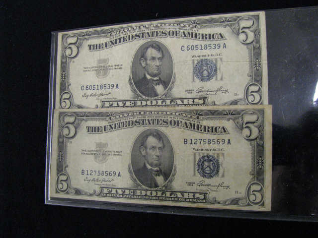 Appraisal: - Silver Certificates f vf