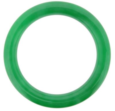 Appraisal: A green jade bangle cm wide maximum