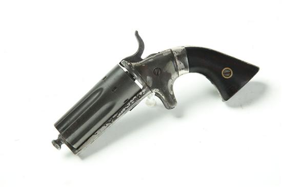 Appraisal: BACON ARMS PEPPERBOX REVOLVER Unmarked caliber '' six-shot fluted cylinder