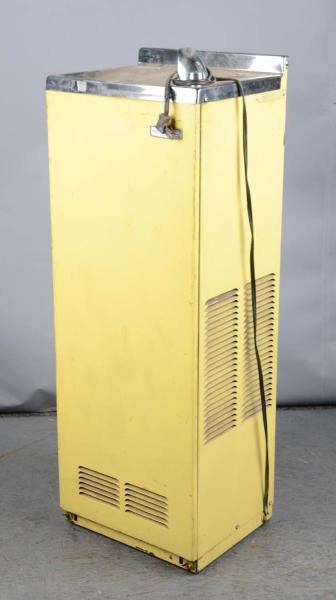 Appraisal: Westinghouse Drinking Fountain Yellow with chrome top this fountain is